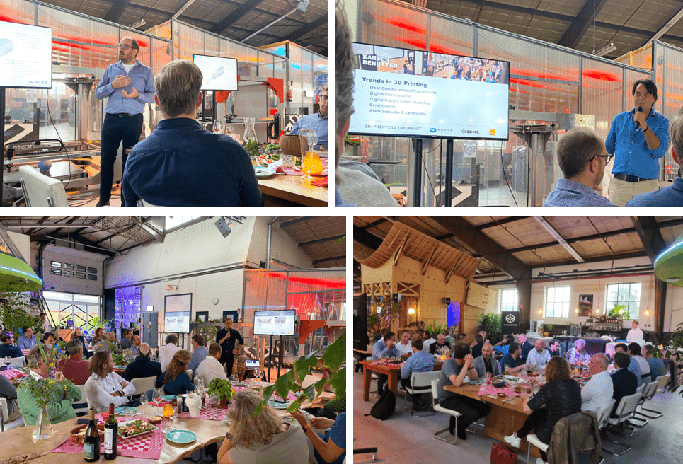 Innovation dinner 3d printing toegepast mobius 3d technologies